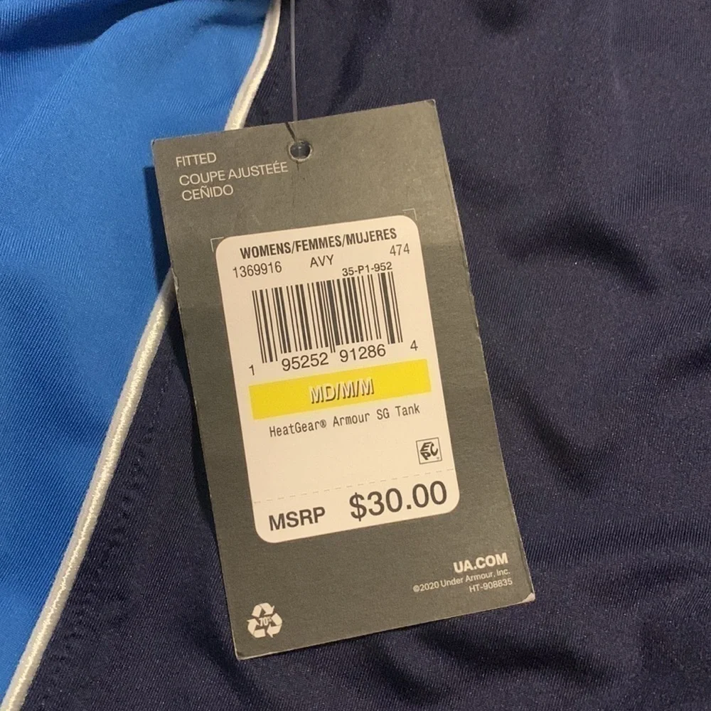 Under Armour Women's HeatGear Tank Top NWT - Picture 6 of 6